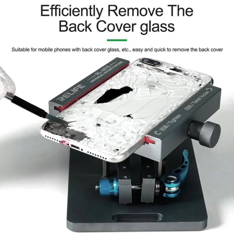 RELIFE RL-601S Mobile Phone Repair Screen Mainboard Removing Back Cover Glass Fixed Rotating Fixture