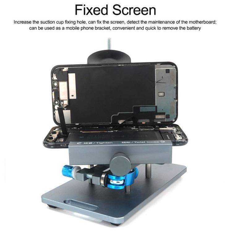 RELIFE RL-601S Plus 2 In 1 Split Screen Rotating Mobile Phone Repair Fixture Multifunctional Rota...