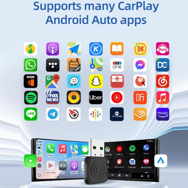 Carlinkit Original Car Wired To Wireless Carplay/Android Auto Internet Box(Color Box)