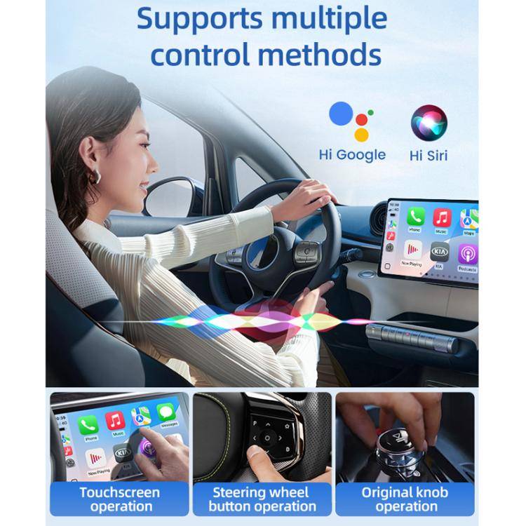Carlinkit Original Car Wired To Wireless Carplay/Android Auto Internet Box(Color Box)
