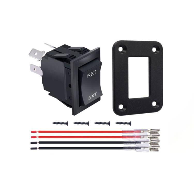 4 Pin DPDT 20A/12V DC Panel Rocker Toggle Switch, Specification: KCD2-7