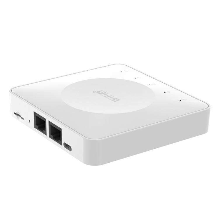E8 4G Mini CPE Wireless Plug Card Router Dual Network Port WiFi6 Wireless Hotspot(White)