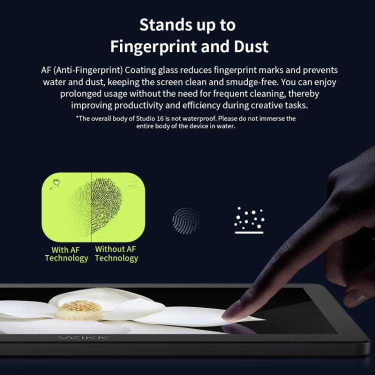 VEIKK VK1600 15.6 Inch Digital Drawing Screen Electronic Drawing Screen Compatible With Mobile Ph...