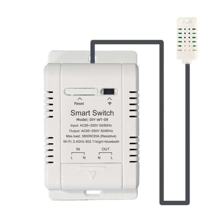 DIY-WT-09 20A Temperature Switch Smart Thermostat, Compatible With Google / Alexa / Yandex Alice ...
