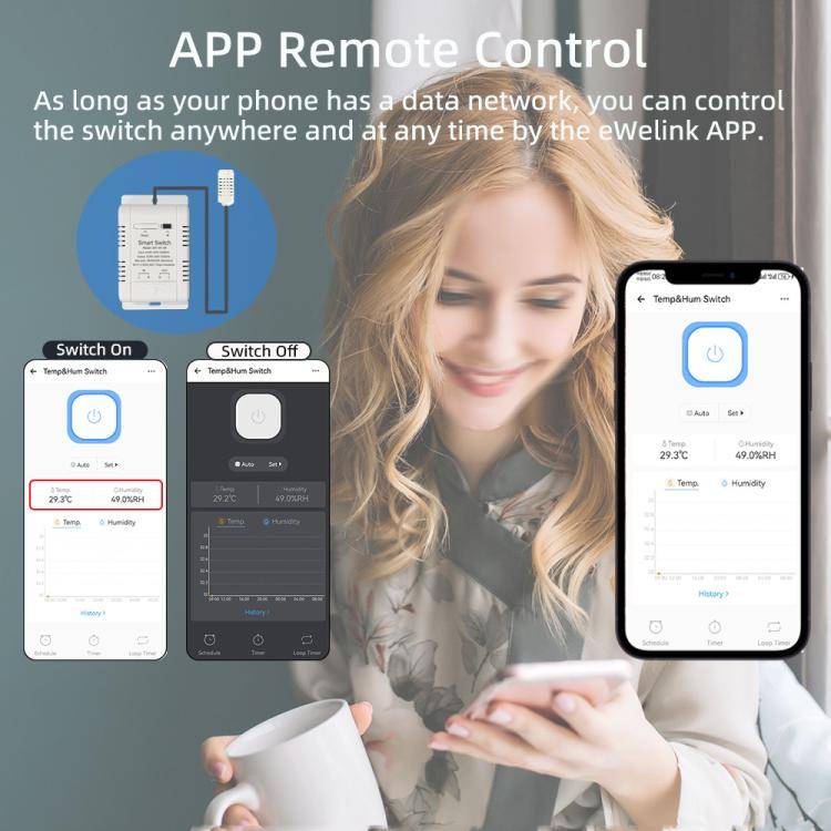 DIY-WT-09 20A Temperature Switch Smart Thermostat, Compatible With Google / Alexa / Yandex Alice ...