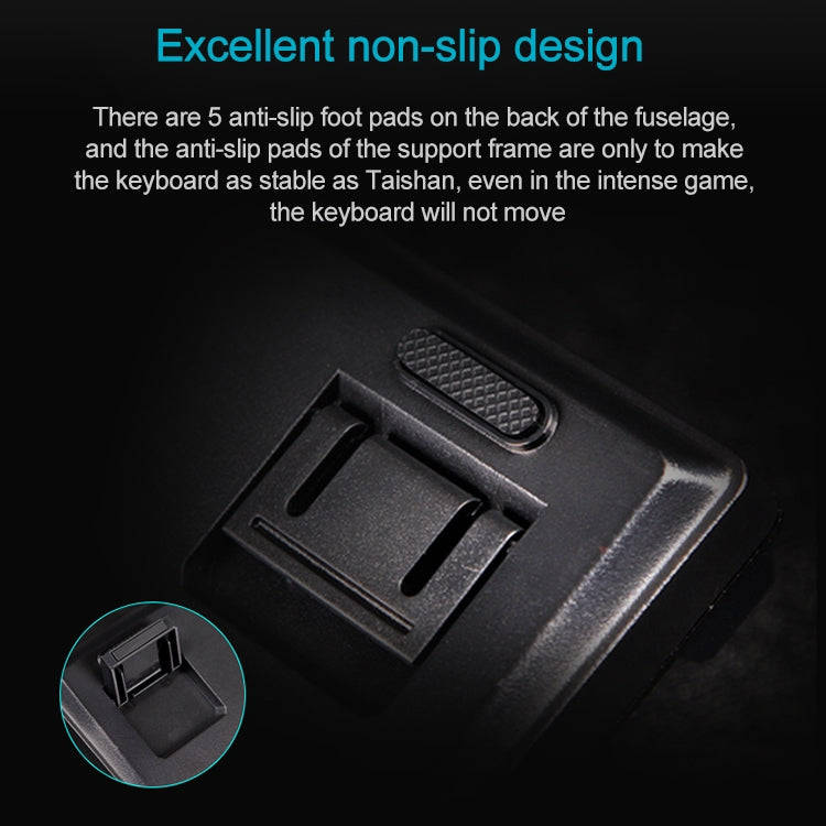 Rapoo V500 PRO Mixed Light 104 Keys Desktop Laptop Computer Game Esports Office Home Typing Wired...