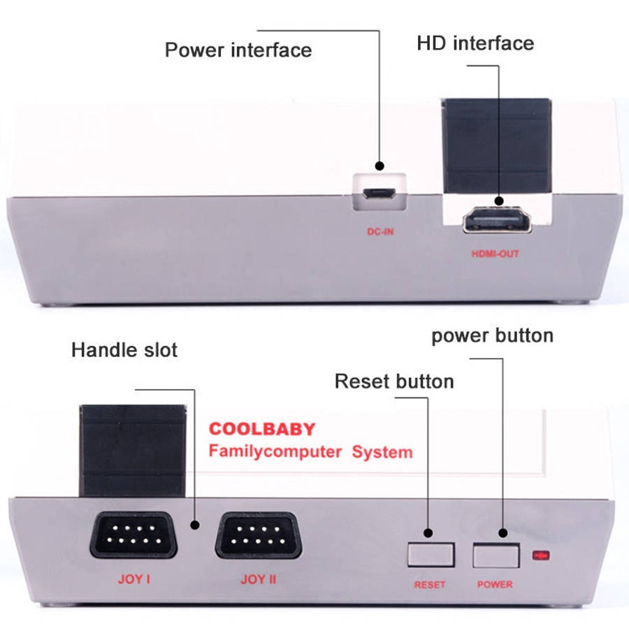 Retro Classic TV Mini HDMI HD Video Game Console, Built-in 600 Games, EU Plug