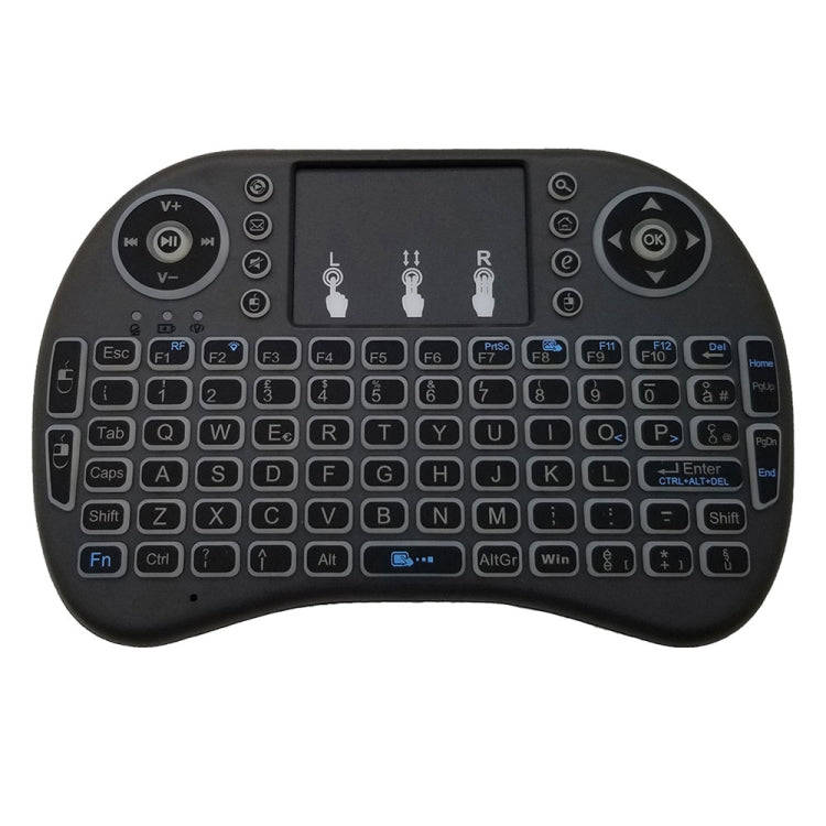 Support Language: Italy i8 Air Mouse Wireless Backlight Keyboard with Touchpad for Android TV Box...