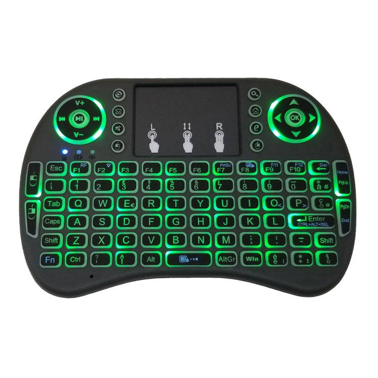 Support Language: Italy i8 Air Mouse Wireless Backlight Keyboard with Touchpad for Android TV Box...