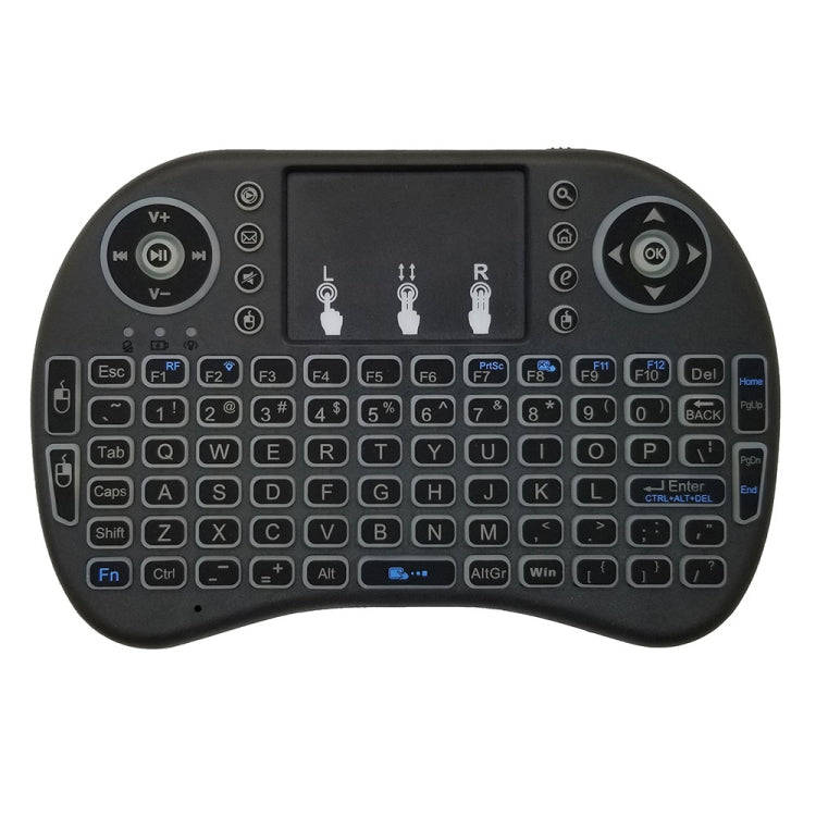 Support Language: English i8 Air Mouse Wireless Backlight Keyboard with Touchpad for Android TV B...
