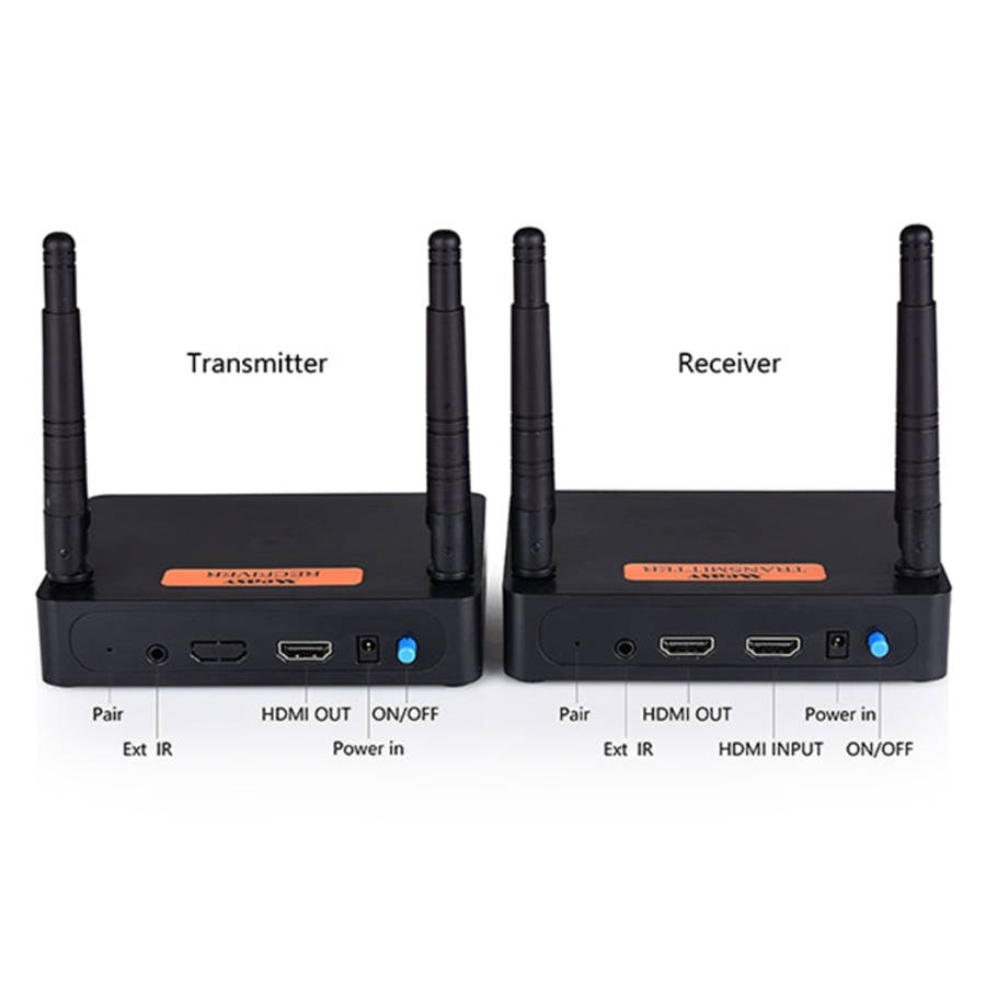 Measy FHD676 Full HD 1080P 3D 5-5.8GHz Wireless HDMI Transmitter (Transmitter + Receiver) Transmi...