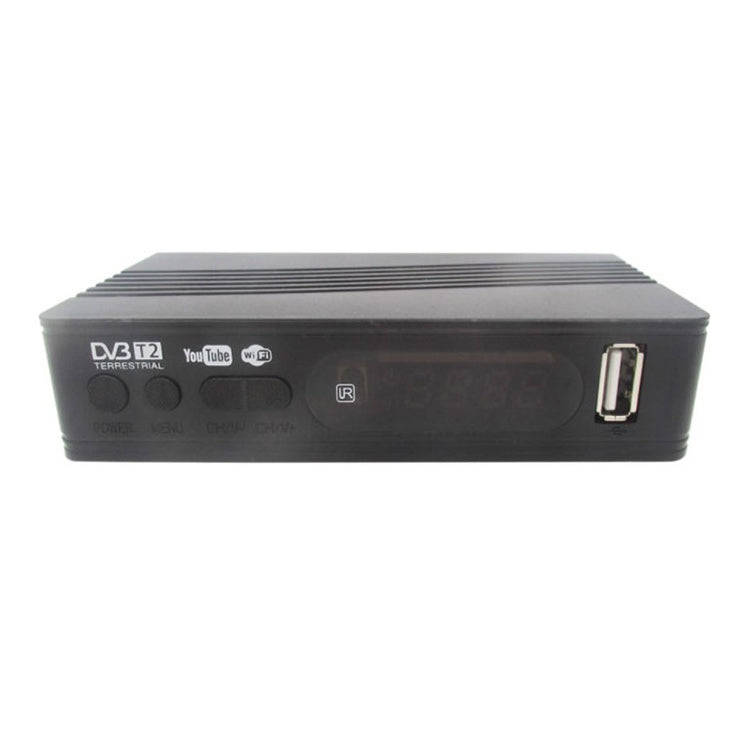 T15-T2 1080P Full HD DVB-TC/C Receiver Set-Top Box, US Plug