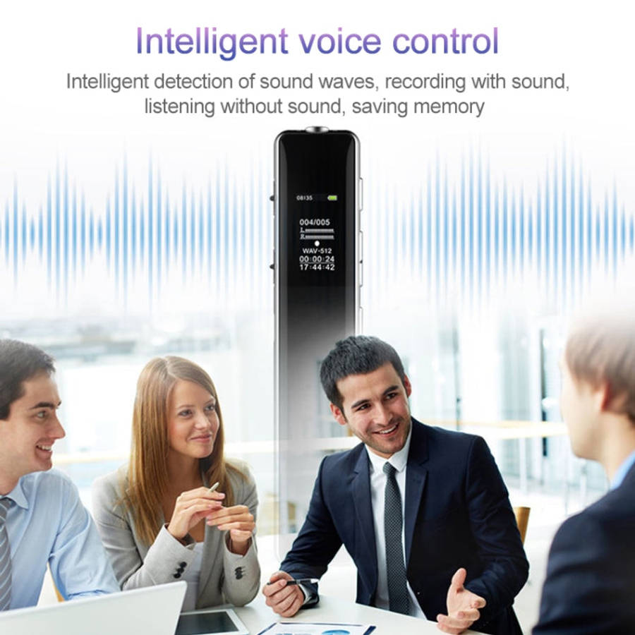 Q33 External Play MP3 Voice Control High Definition Noise Reduction Recording Pen, 32G, Support P...