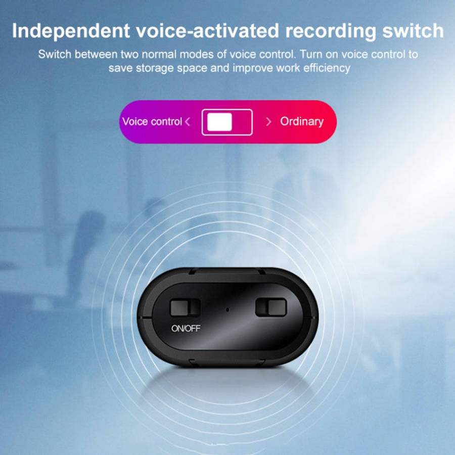 B800 Back Clip HD Sound Lossless Voice Recorder