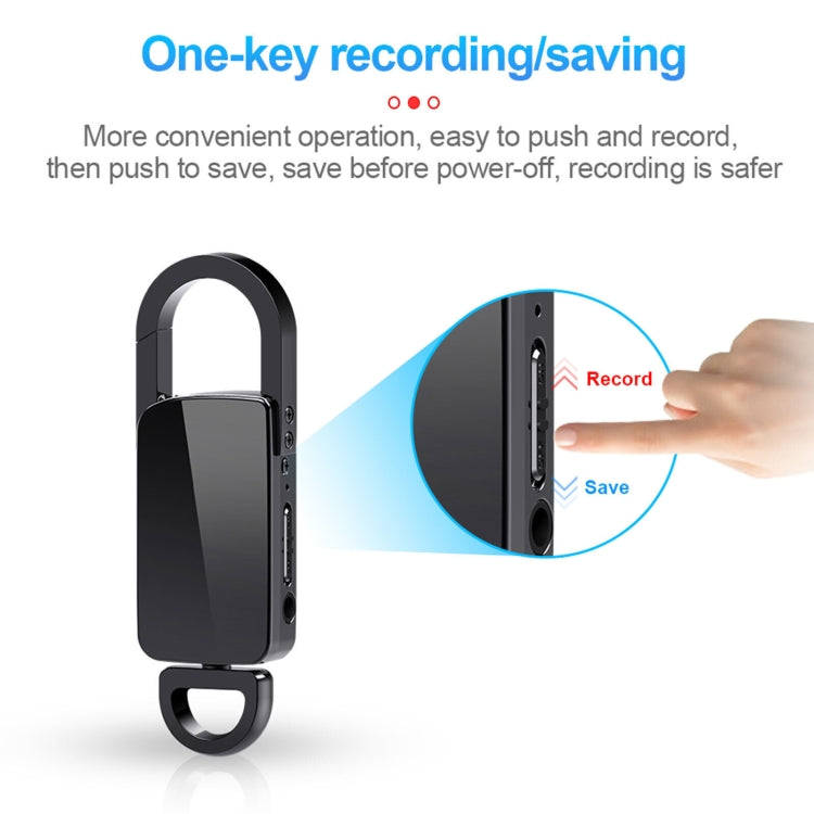 S20 8GB Keychain HD Noise Reduction Portable Recording Pen