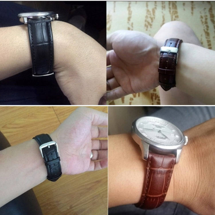 Calfskin Detachable Watch Leather Watch Band, Specification: 20mm (Red)