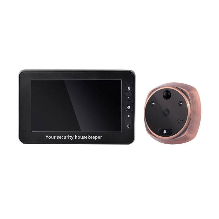 M4300A 4.3 inch Display Screen 3.0MP Camera Video Smart Doorbell, Support TF Card (32GB Max) & Mo...
