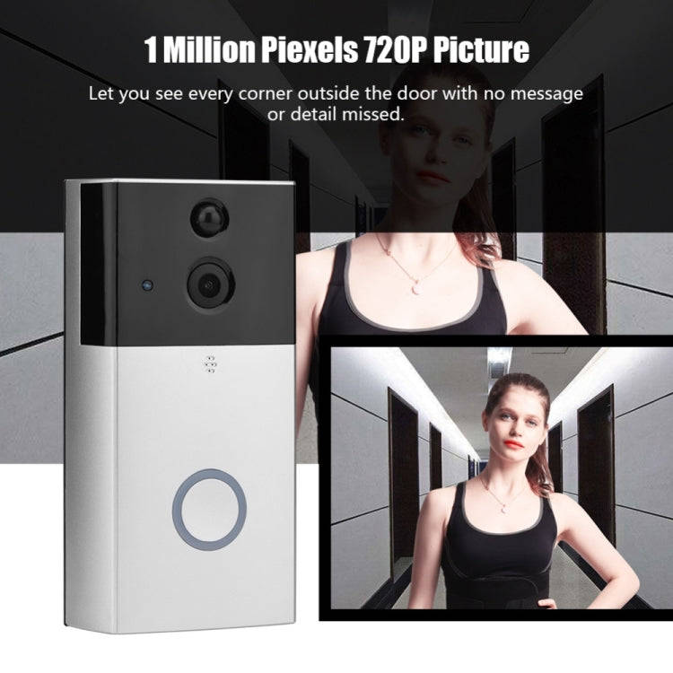 VESAFE HD 720P Security Camera Smart WiFi Video Doorbell Intercom, Support TF Card & Infrared Nig...