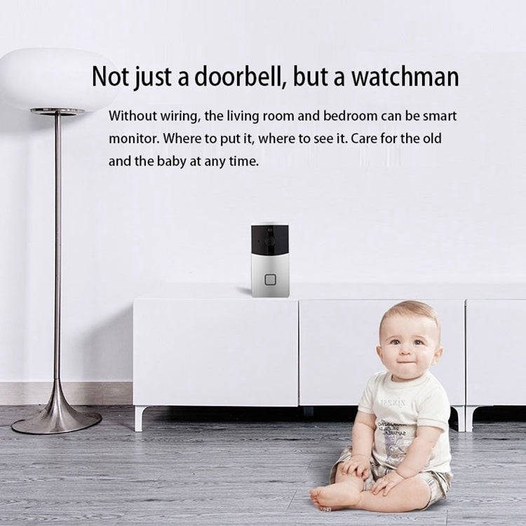 VESAFE Home VS-M2 HD 720P Security Camera Smart WiFi Video Doorbell Intercom, Support TF Card & N...