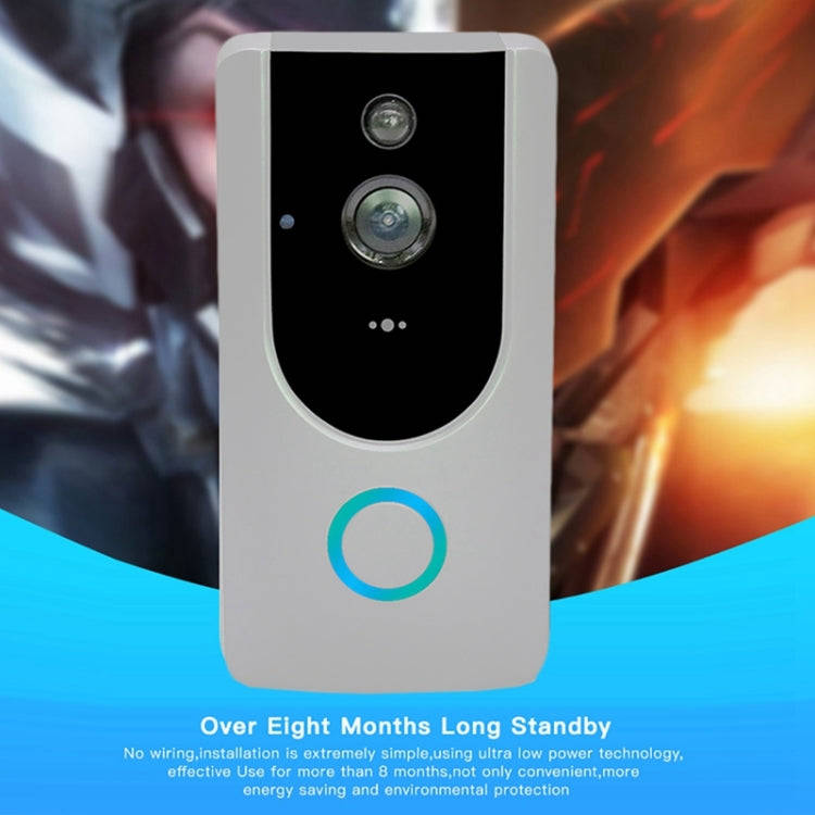 M2 720P Smart WIFI Video Visual Doorbell,Support Mobile Phone Remote Monitoring & Night Vision (G...