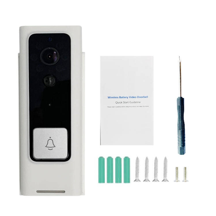 M200B WiFi Intelligent Square Button Video Doorbell, Support Infrared Motion Detection & Adaptive...