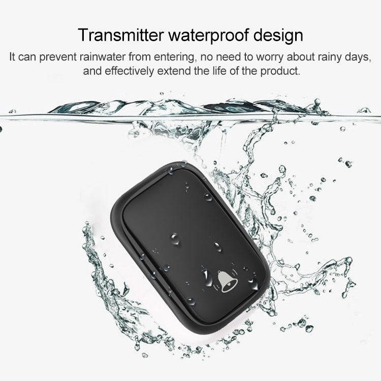 CACAZI FA86 Self-Powered Smart Home Wireless Doorbell, UK Plug(Black)
