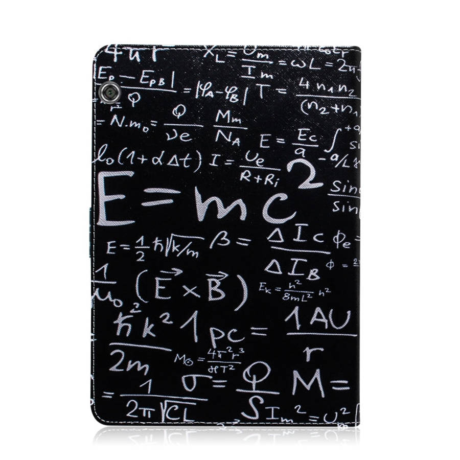 Formula Pattern Horizontal Flip Leather Case for Huawei MediaPad T5, with Holder & Card Slot & Wa...