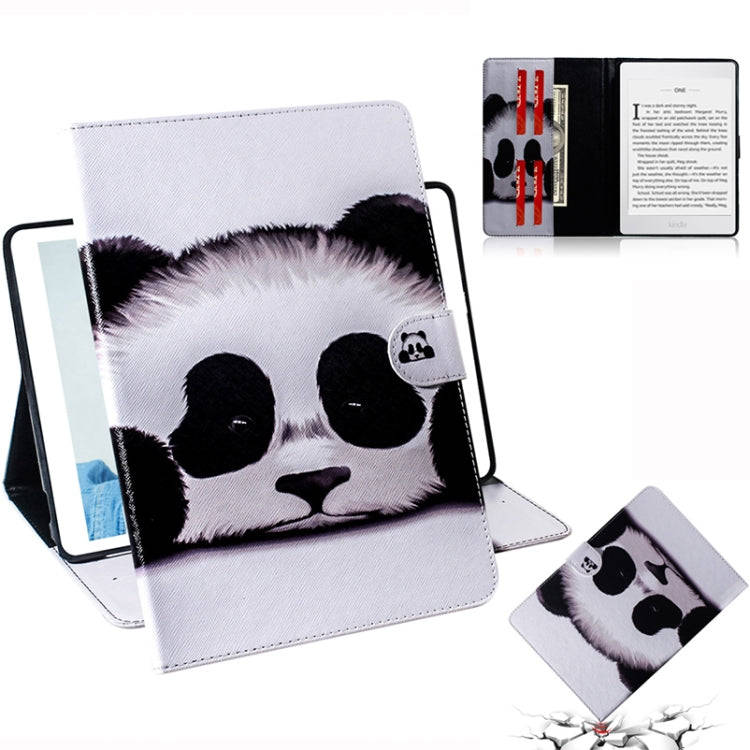 Panda Pattern Horizontal Flip Leather Case for Amazon Kindle Paperwhite 4 (2018) / 3 / 2 / 1, wit...
