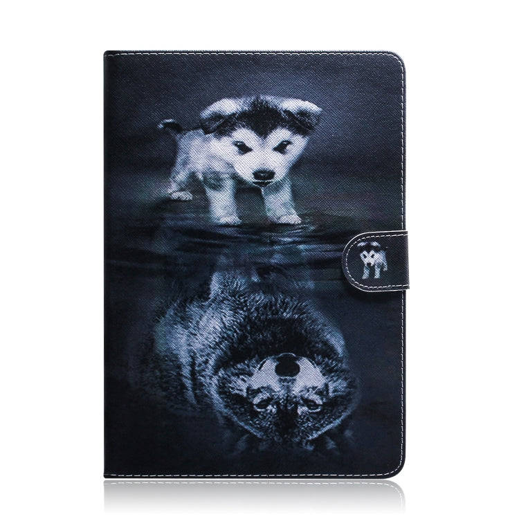 Wolf and Dog Pattern Horizontal Flip Leather Case for Amazon Kindle Paperwhite 4 (2018) / 3 / 2 /...