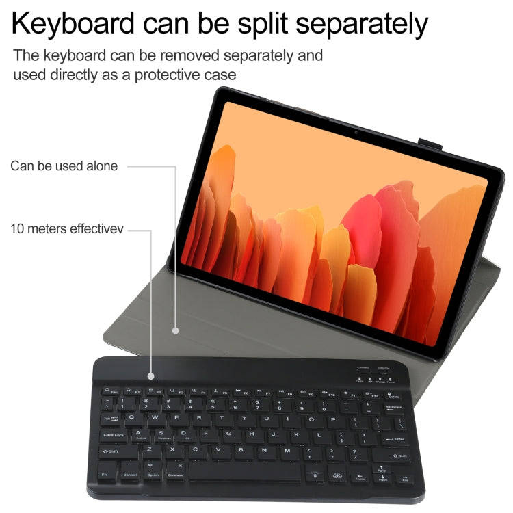 A500S Detachable Bluetooth Backlight Keyboard Ultrathin Horizontal Flip Leather Tablet Case with ...