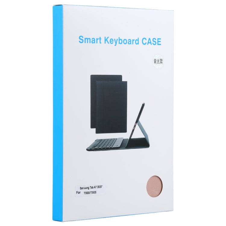 A500S Detachable Bluetooth Backlight Keyboard Ultrathin Horizontal Flip Leather Tablet Case with ...