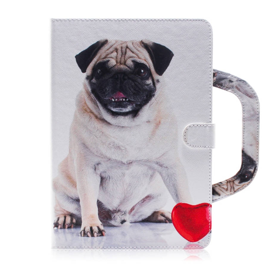 Dog Pattern Horizontal Flip Leather Case for Huawei MediaPad T5, with Holder & Card Slot & Wallet