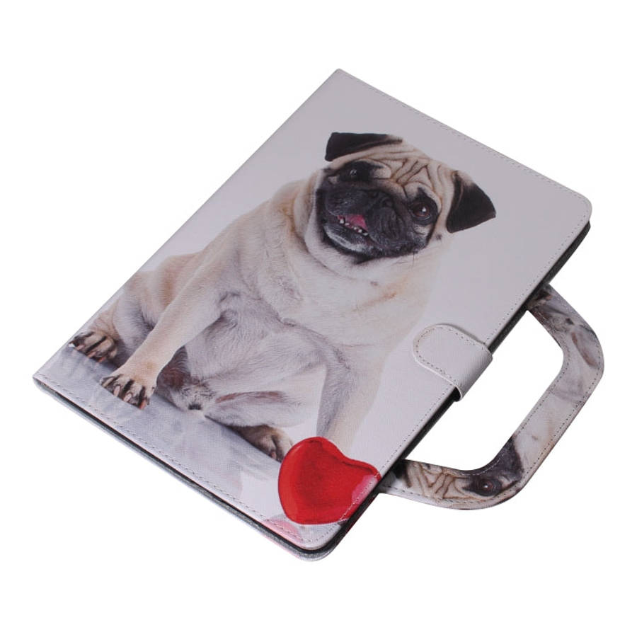 Dog Pattern Horizontal Flip Leather Case for Huawei MediaPad T5, with Holder & Card Slot & Wallet