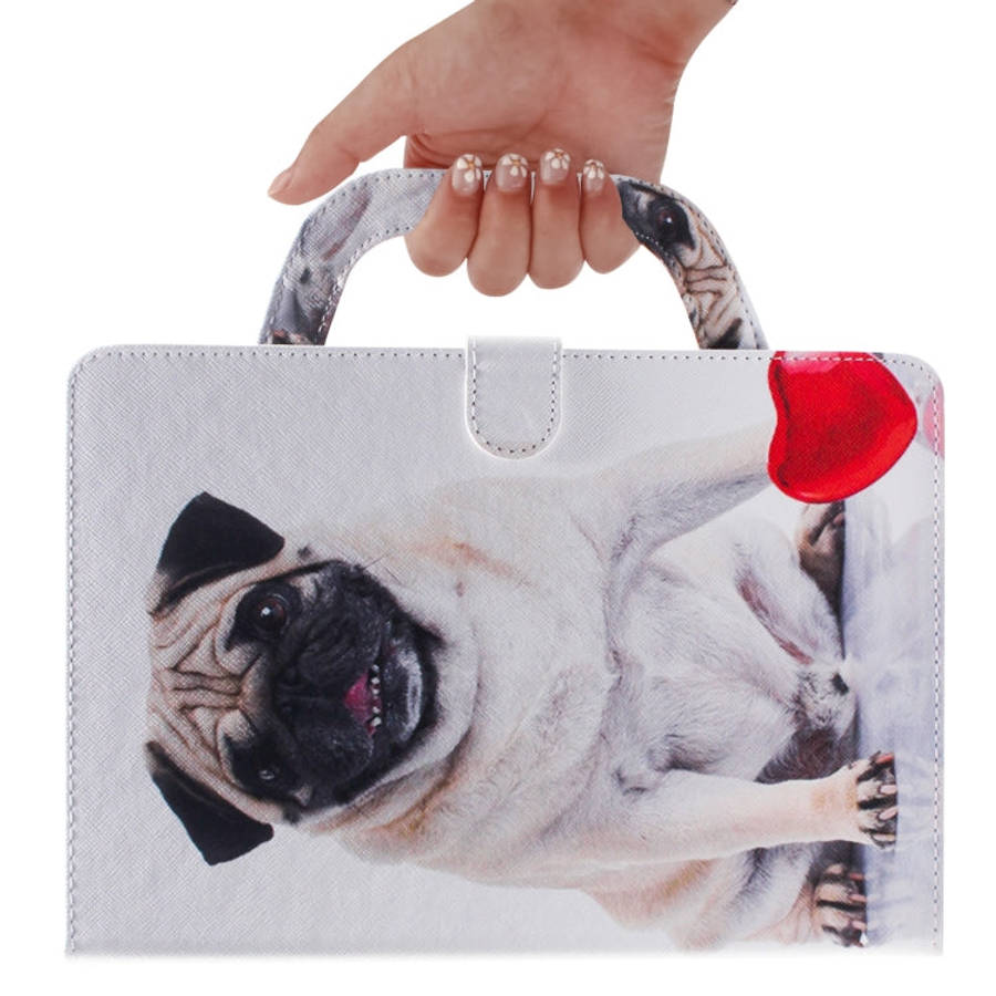 Dog Pattern Horizontal Flip Leather Case for Huawei MediaPad T5, with Holder & Card Slot & Wallet