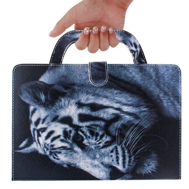 White Tiger Pattern Horizontal Flip Leather Case for Amazon Kindle Paperwhite 1 / 2 / 3 / 4 (2018...