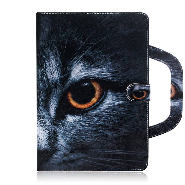 Half-Faced Cat Pattern Horizontal Flip Leather Case for Amazon Kindle Paperwhite 1 / 2 / 3 / 4 (2...