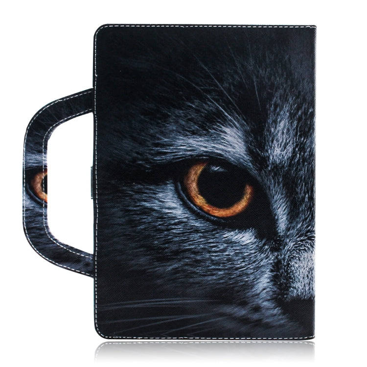 Half-Faced Cat Pattern Horizontal Flip Leather Case for Amazon Kindle Paperwhite 1 / 2 / 3 / 4 (2...