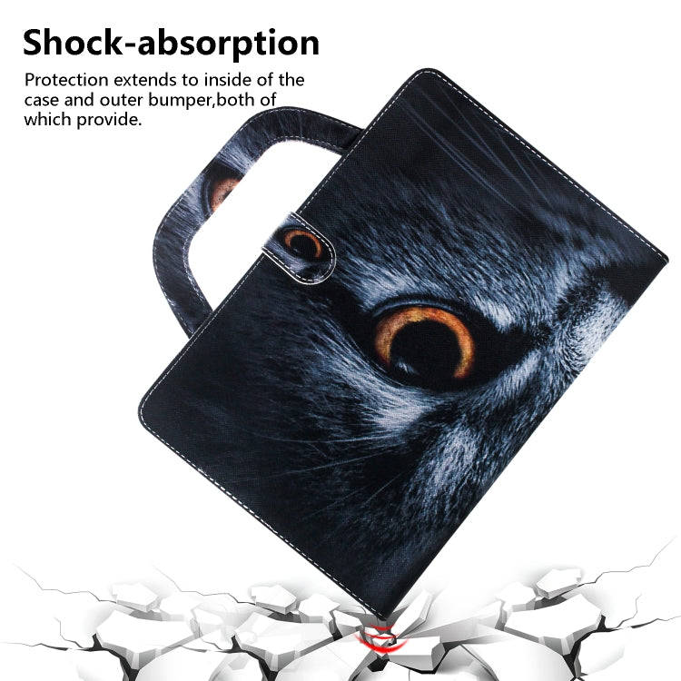 Half-Faced Cat Pattern Horizontal Flip Leather Case for Amazon Kindle Paperwhite 1 / 2 / 3 / 4 (2...
