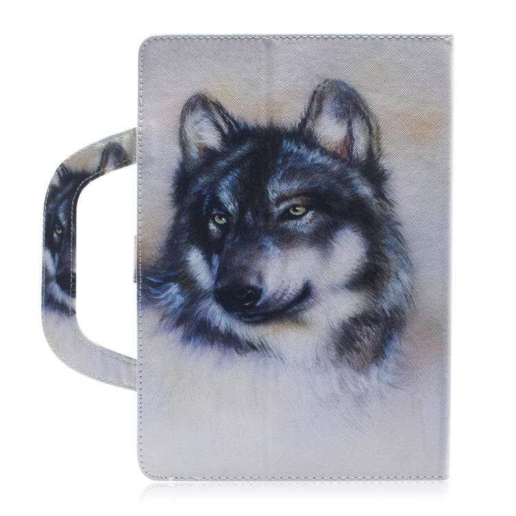 Wolf Pattern Horizontal Flip Leather Case for Amazon Kindle Paperwhite 1 / 2 / 3 / 4 (2018), with...