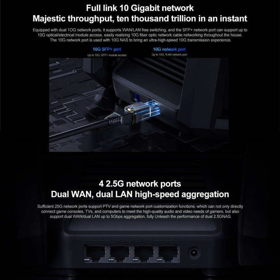 Original Xiaomi WiFi Router 10 Gigabit Tri-Band Wireless Mesh Network Game Acceleration Repeater,...