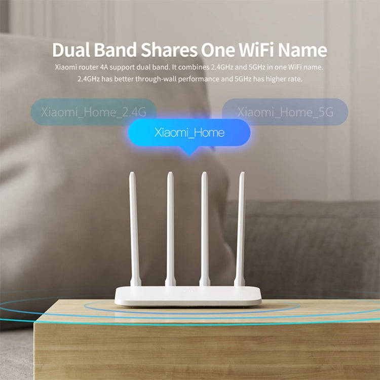 Original Xiaomi WiFi Router 4A Smart APP Control AC1200 1167Mbps 64MB 2.4GHz & 5GHz Wireless Rout...