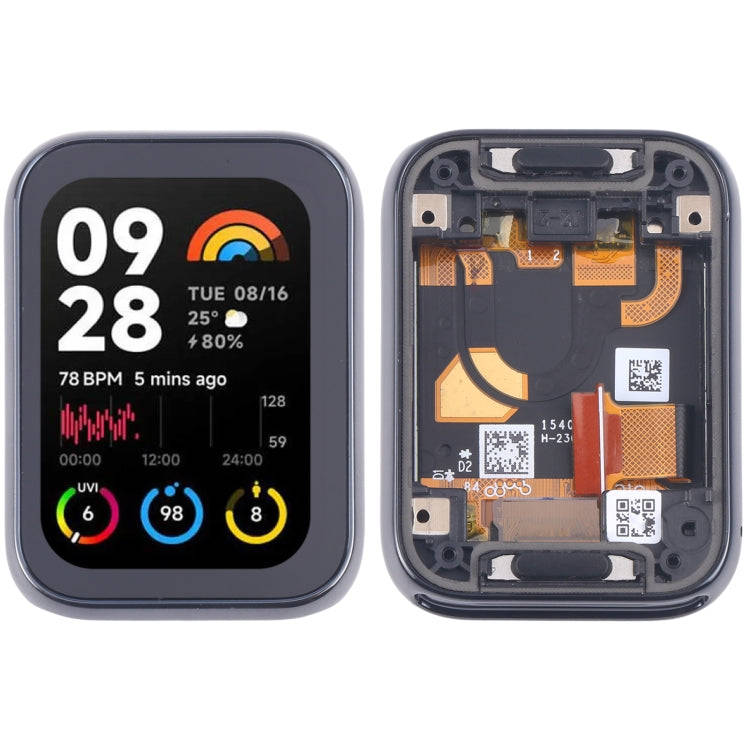 For Xiaomi Mi Band 8 Pro Original LCD Screen Digitizer Full Assembly with Frame (Black)