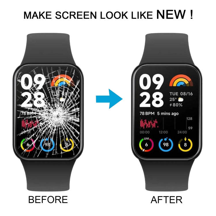 For Xiaomi Mi Band 8 Pro Original LCD Screen Digitizer Full Assembly with Frame (Black)