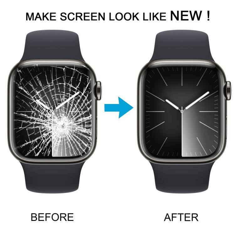 For Apple Watch Series 9 41mm Front Screen Outer Glass Lens with OCA