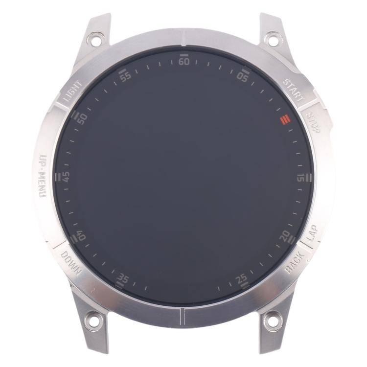 For Garmin Epix 47mm Original LCD Screen Digitizer Full Assembly With Frame(Silver)