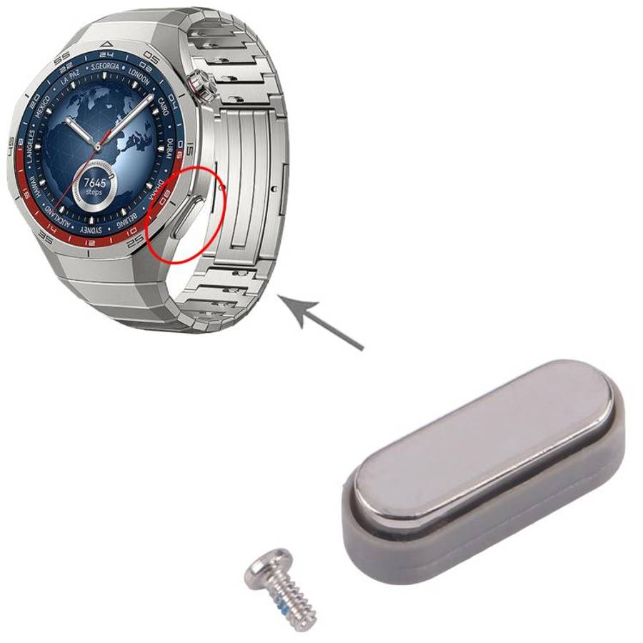 For Huawei Watch GT 5 Pro 46mm Original Watch Lower Side Button (Silver)