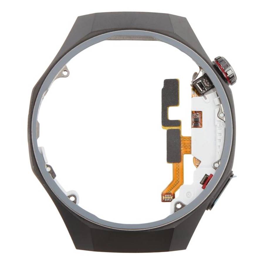 For Huawei Watch GT 5 Pro 46mm Original LCD Screen Frame Bezel Plate with Power Flex Cable(Black)