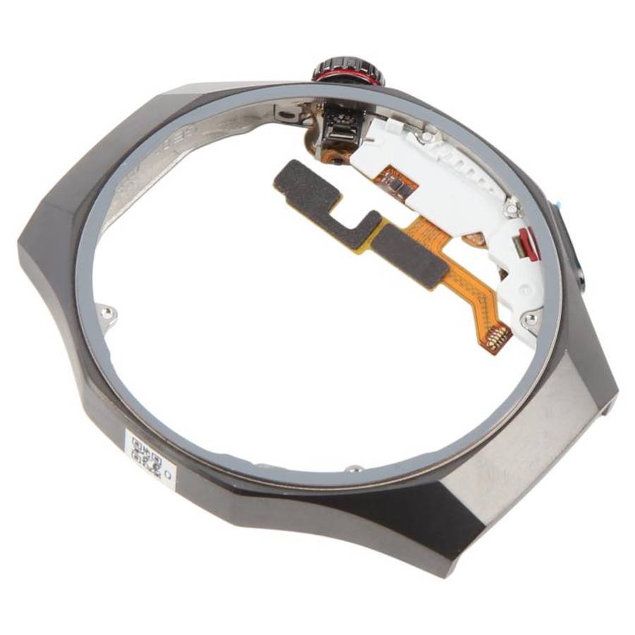 For Huawei Watch GT 5 Pro 46mm Original LCD Screen Frame Bezel Plate with Power Flex Cable(Black)