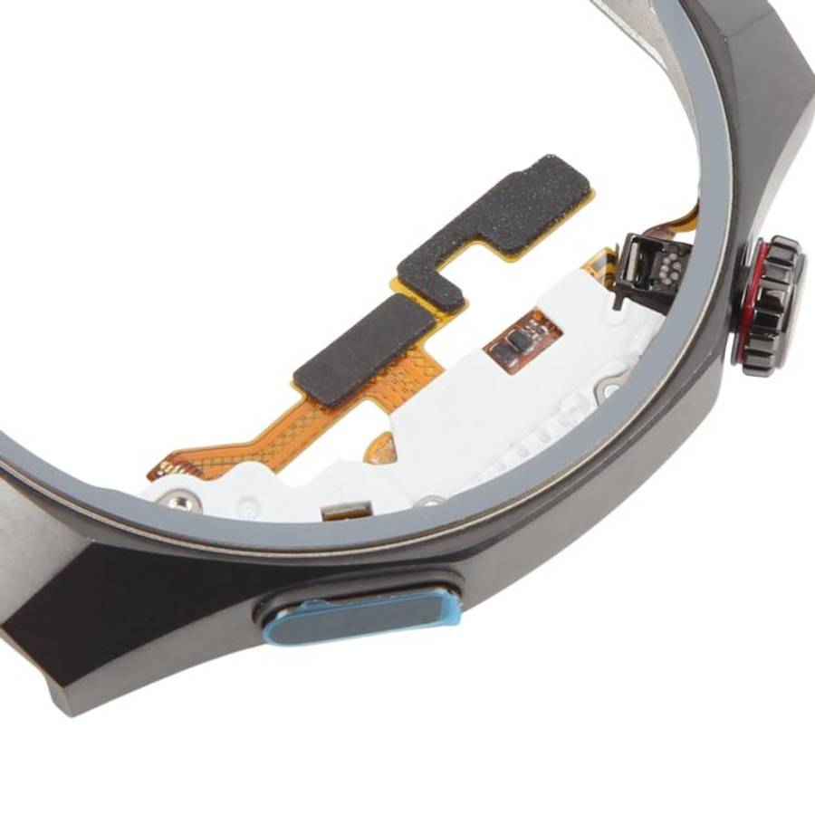 For Huawei Watch GT 5 Pro 46mm Original LCD Screen Frame Bezel Plate with Power Flex Cable(Black)