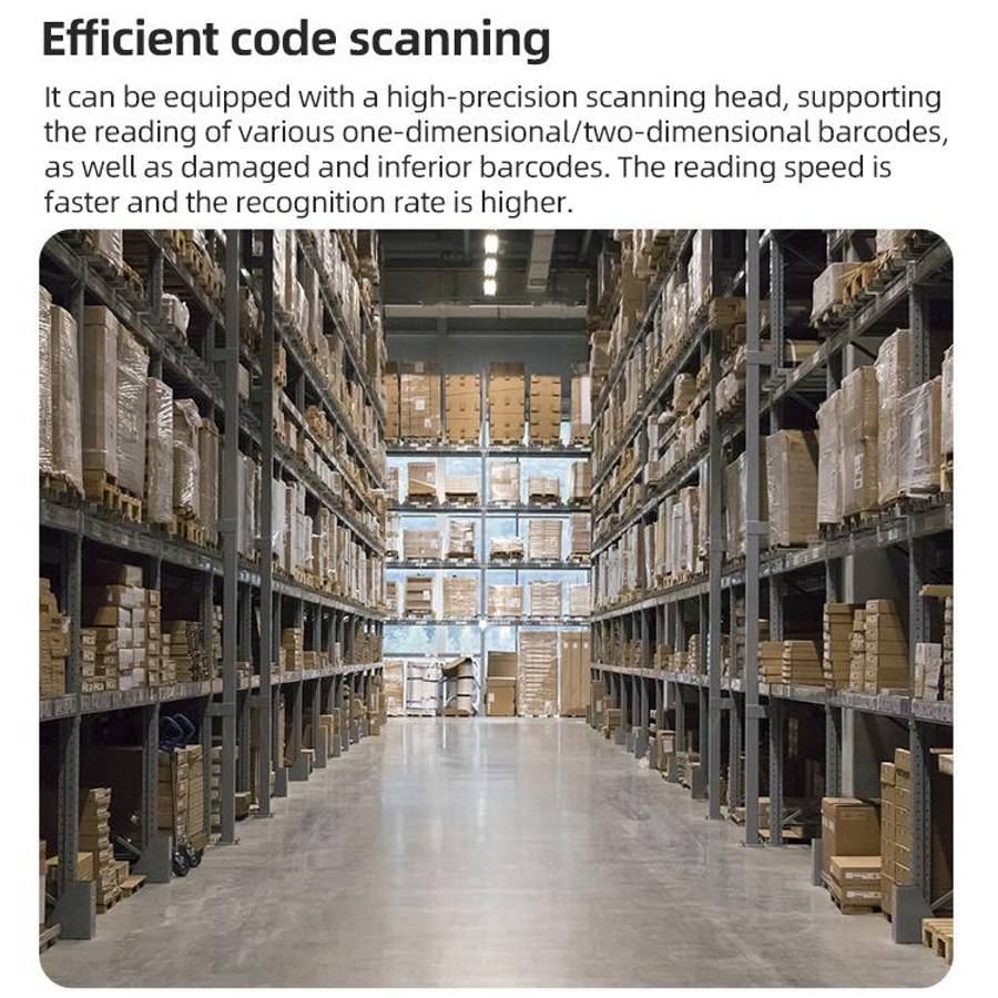 5.5 inch Android 10 IP65 Handheld Industrial Data Terminal Barcode Scanner, Style: NFC HF
